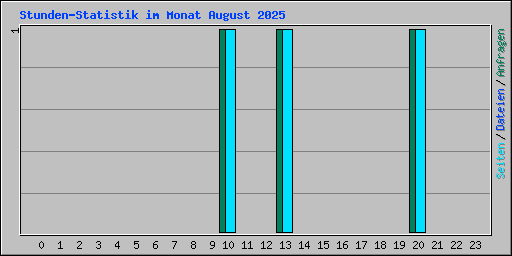 Stunden-Statistik im Monat August 2025